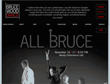 Tablet Screenshot of brucewooddance.org